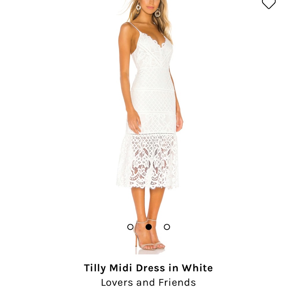 Black Friday *** Lovers & Friends Tilly MIDI Dress with PALE YELLOW